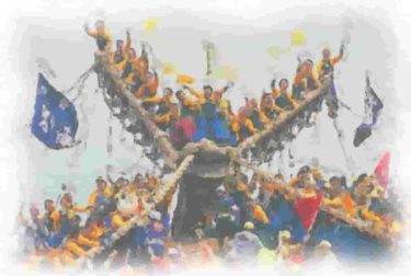 諏訪大社の御柱際は古代ユダヤから伝わった